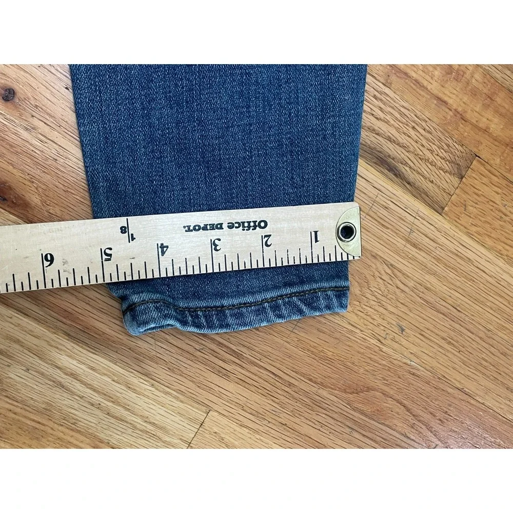 Free People Women's 27 Blue‎ Jeans Denim Cotton Skinny Leg Medium Wash Stretch
